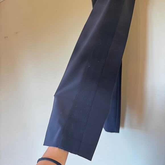 Rebecca Taylor Ava Techy Pants in Black Tuxedo Crop - Picture 5 of 14